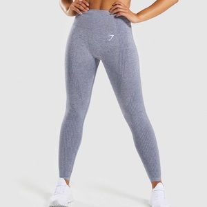 Ash Teal Marl Blue Grey Gymshark Vital Seamless Leggings
